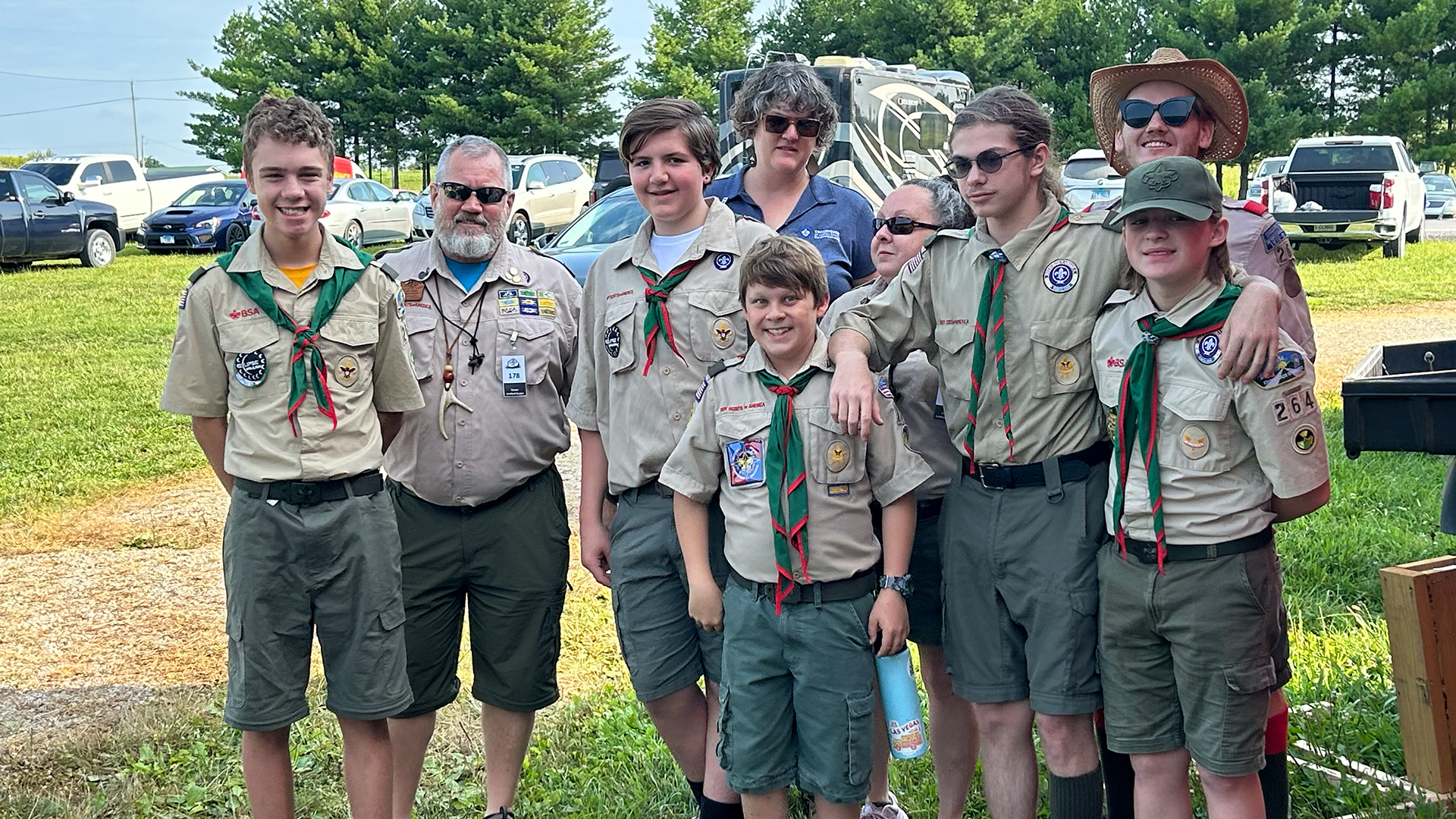 Boy Scouts at Camp Atterbury