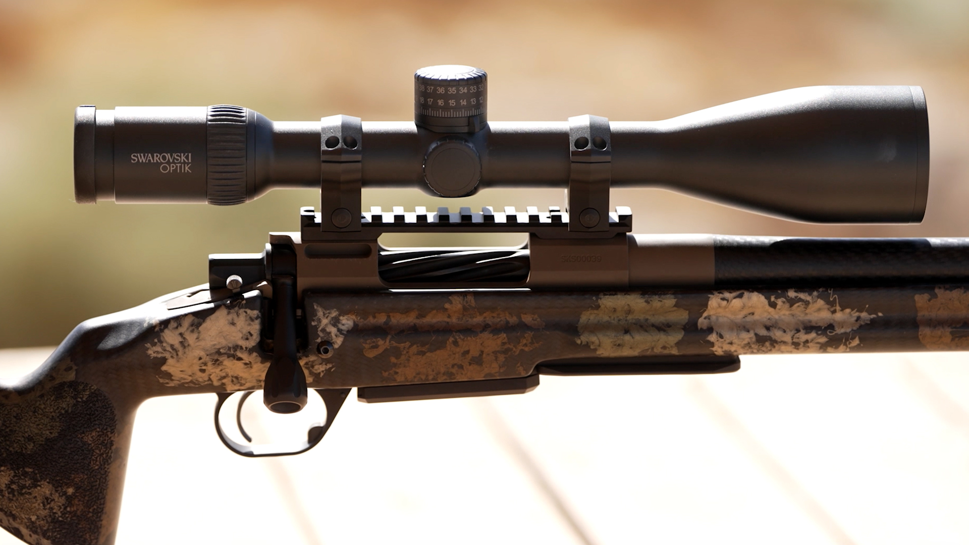 Z5(i)+ optic on bolt-action rifle