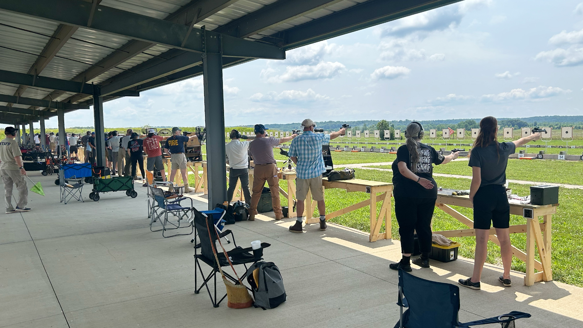 Precision Pistol competitors