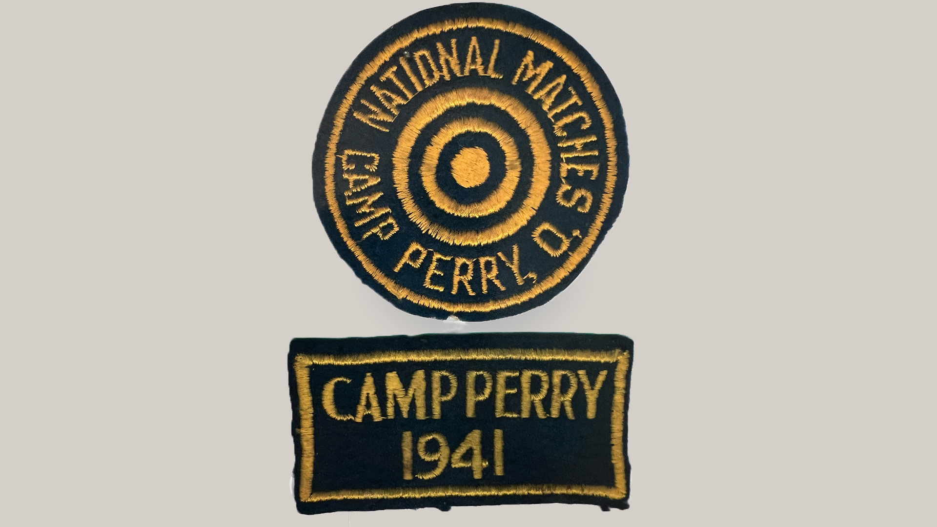 1941 National Matches patch and tab