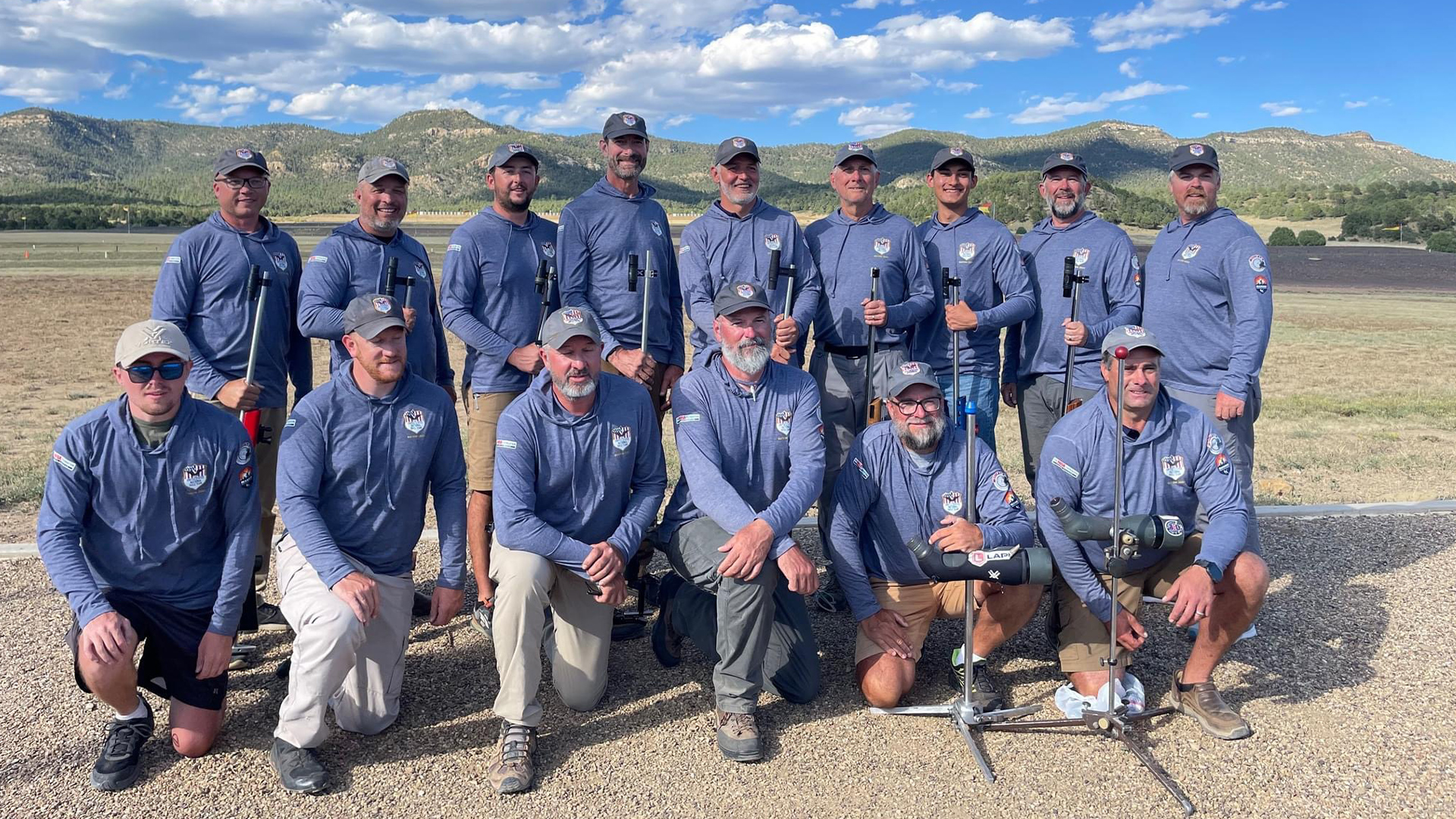 US team on range