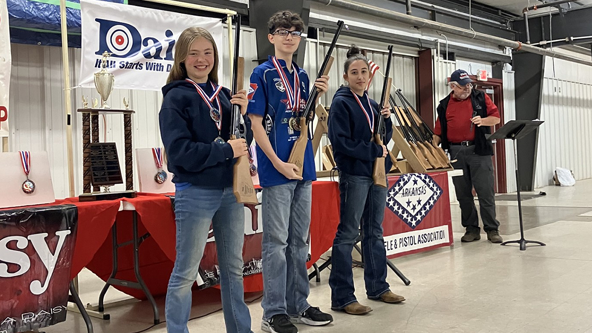 Individual division podium