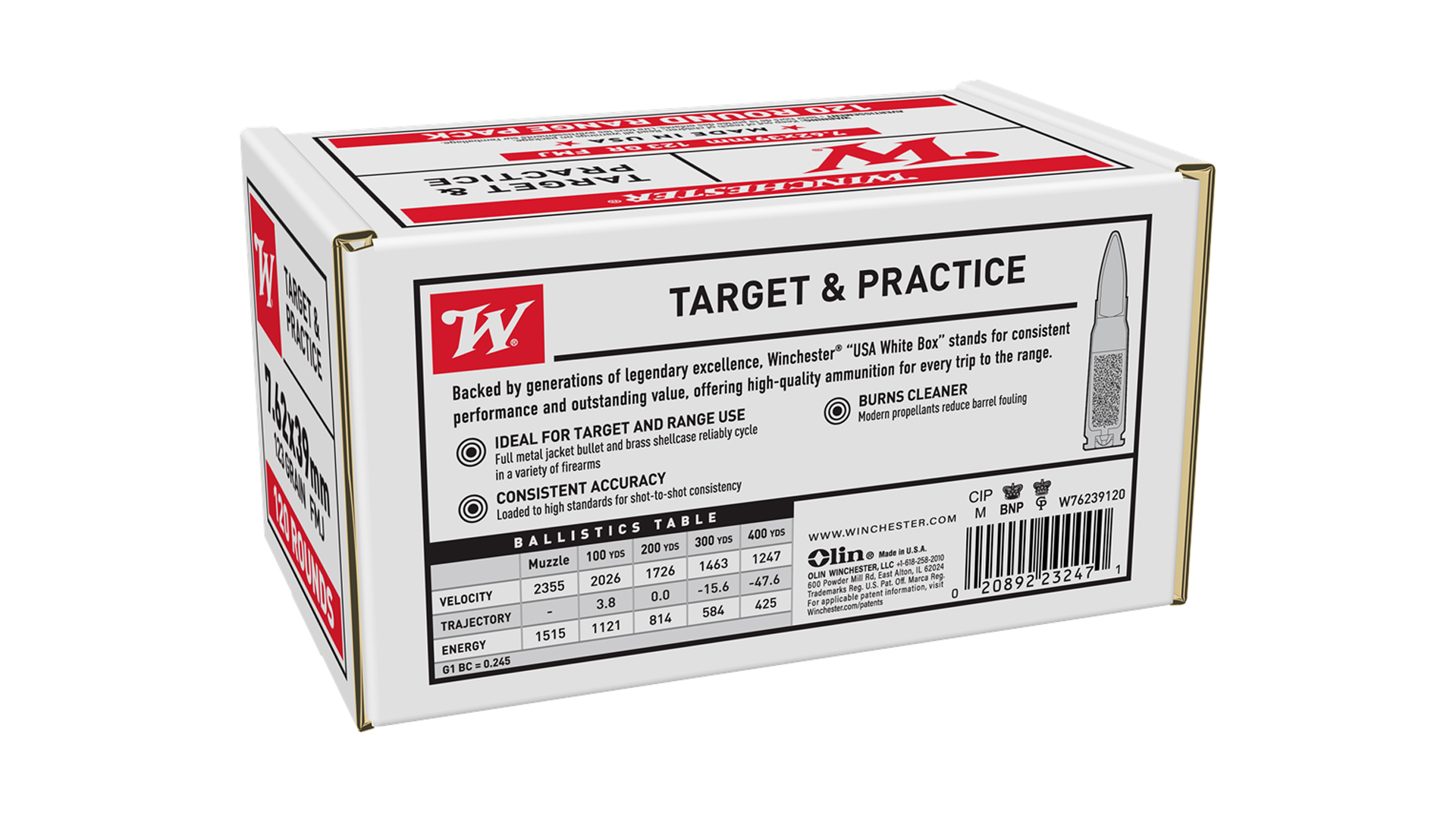 Winchester 120-round bulk pack