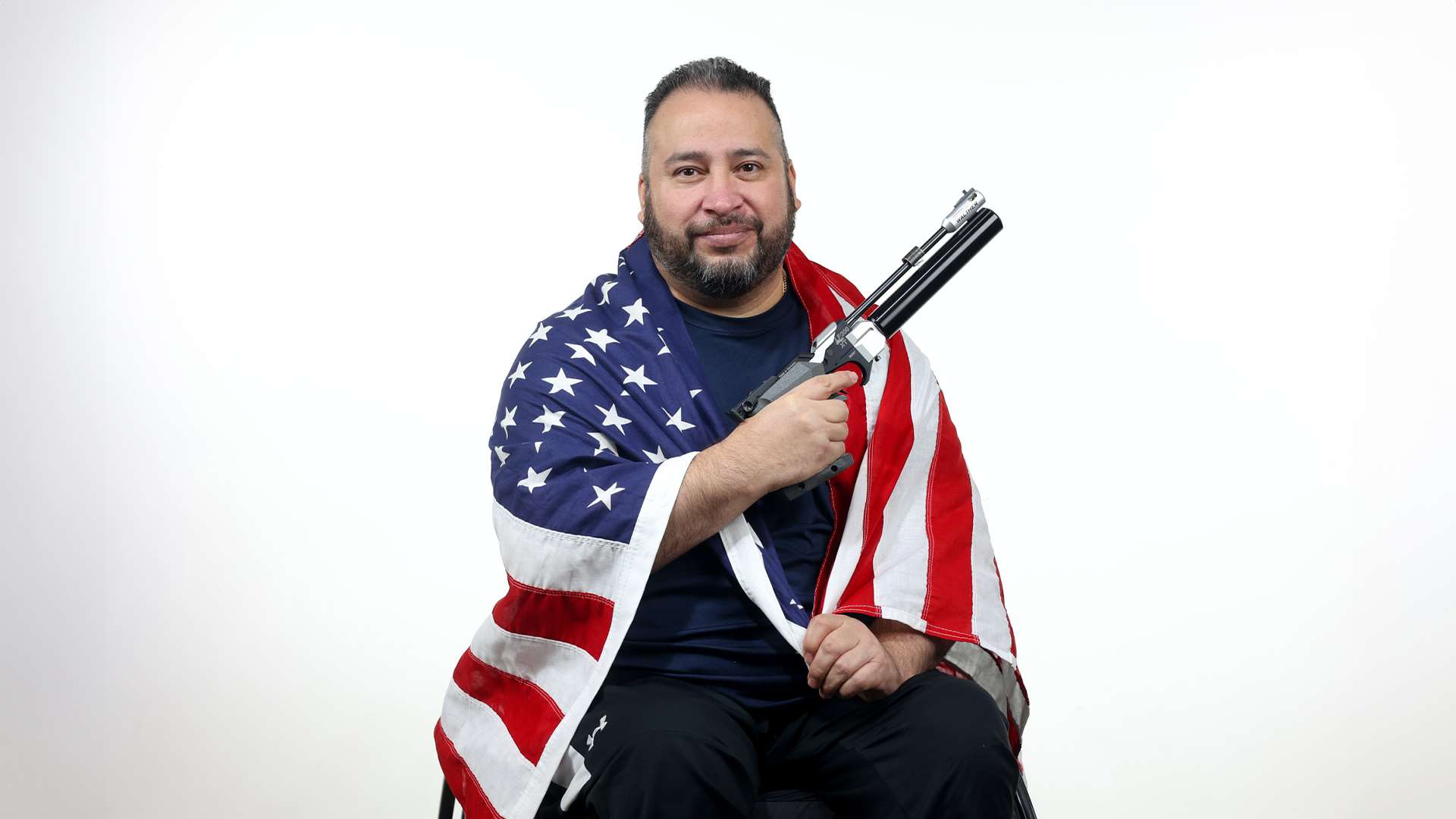 Marco De La Rosa-Paralympic air pistol competitor