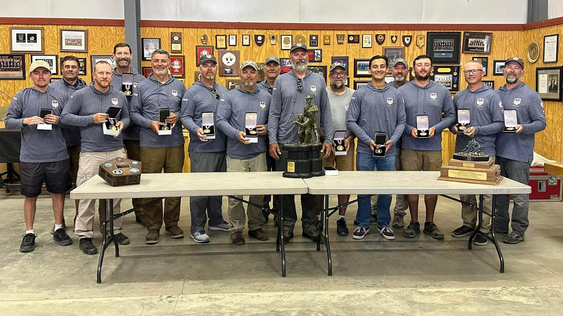 US team with trophies