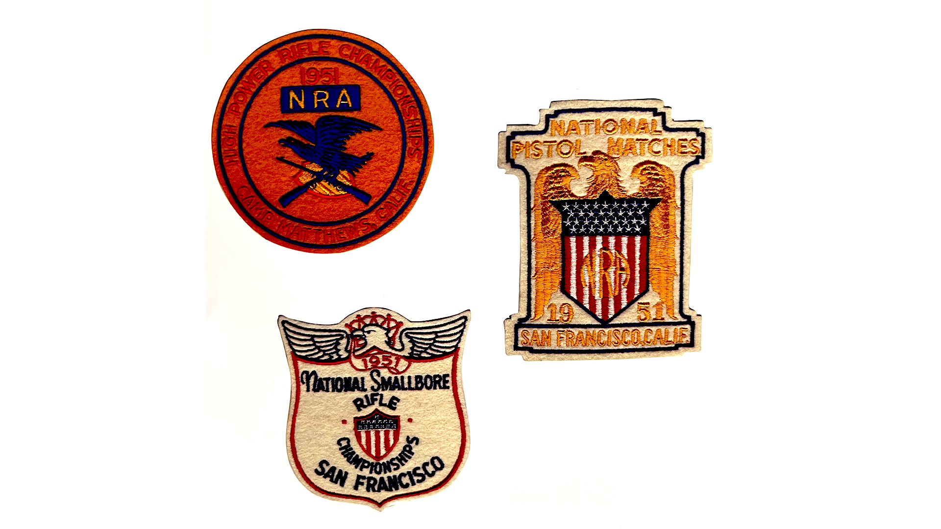 1951 National Matches patches