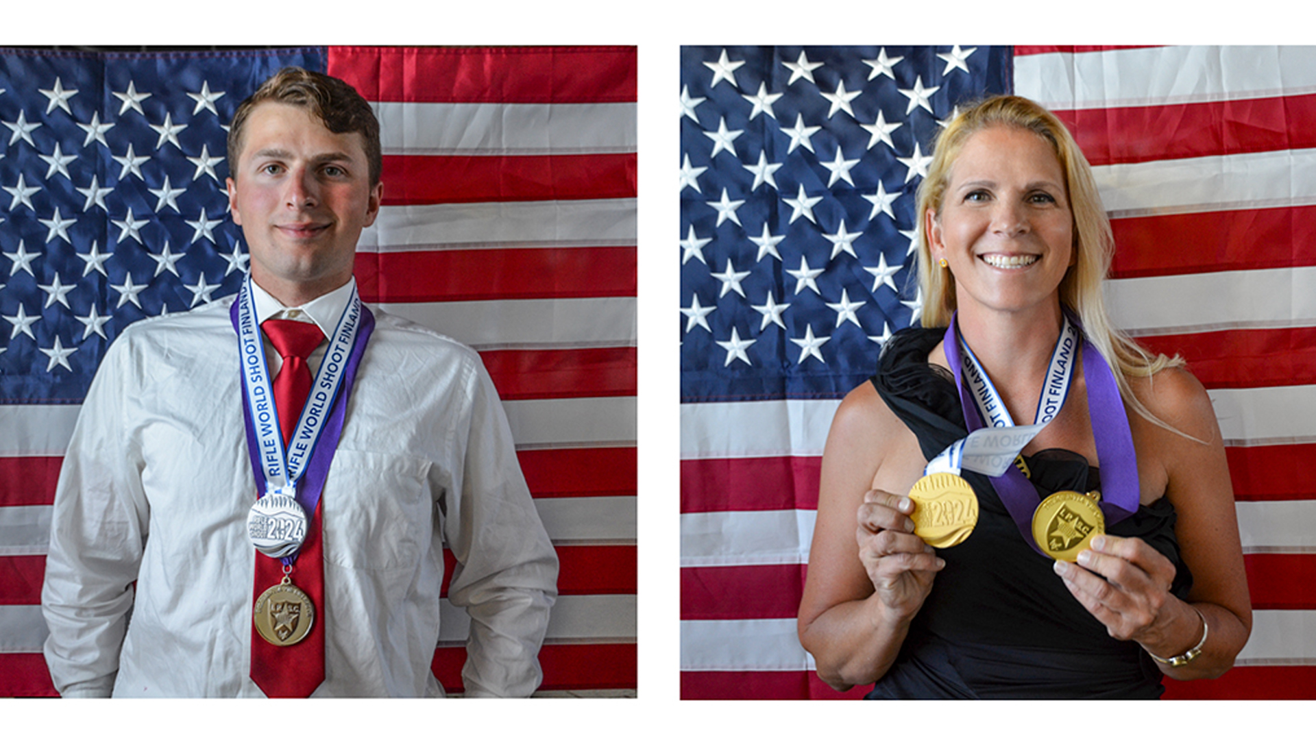 IPSC Rifle World Shoot Finland: Becky and Sean Yackley from Team Winchester help their teams win medals