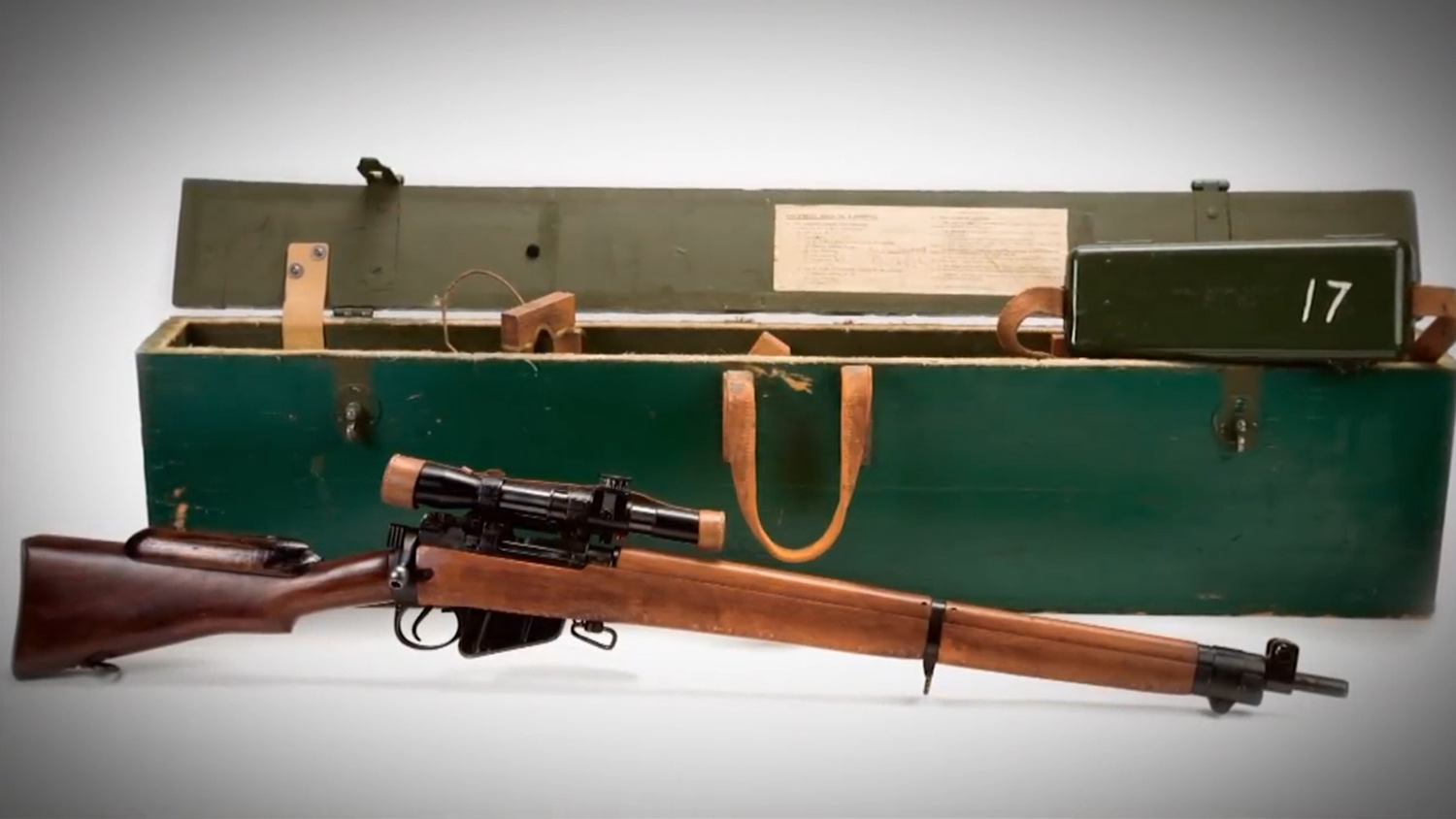 WATCH: British Lee-Enfield No. 4 (T) Sniper Rifle