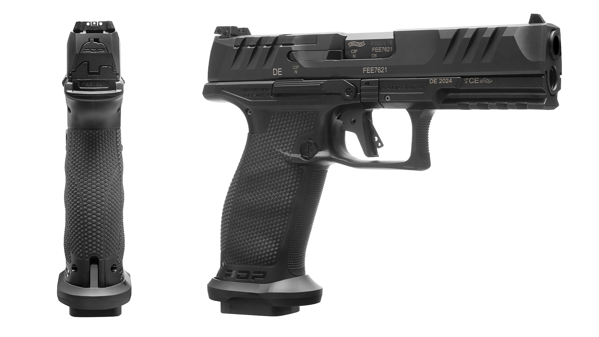 Walther PDP Pro-E rear and side views