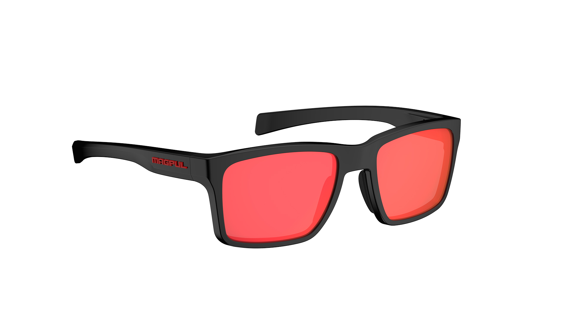 Magpul Rider with red mirror lenses