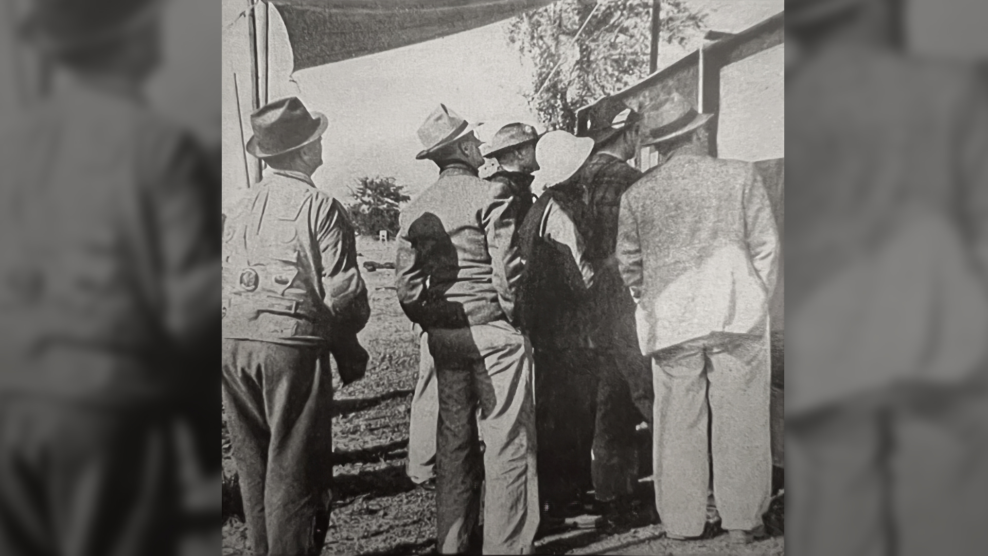 Wailing wall at Camp Perry