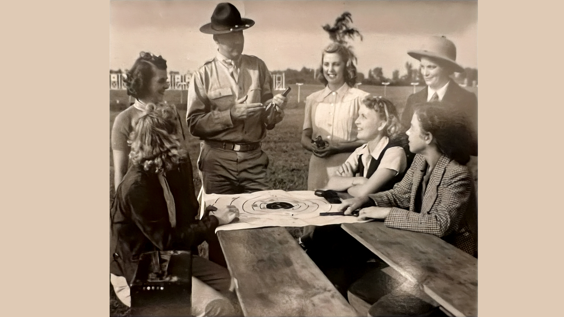 Women in training at Camp Perry