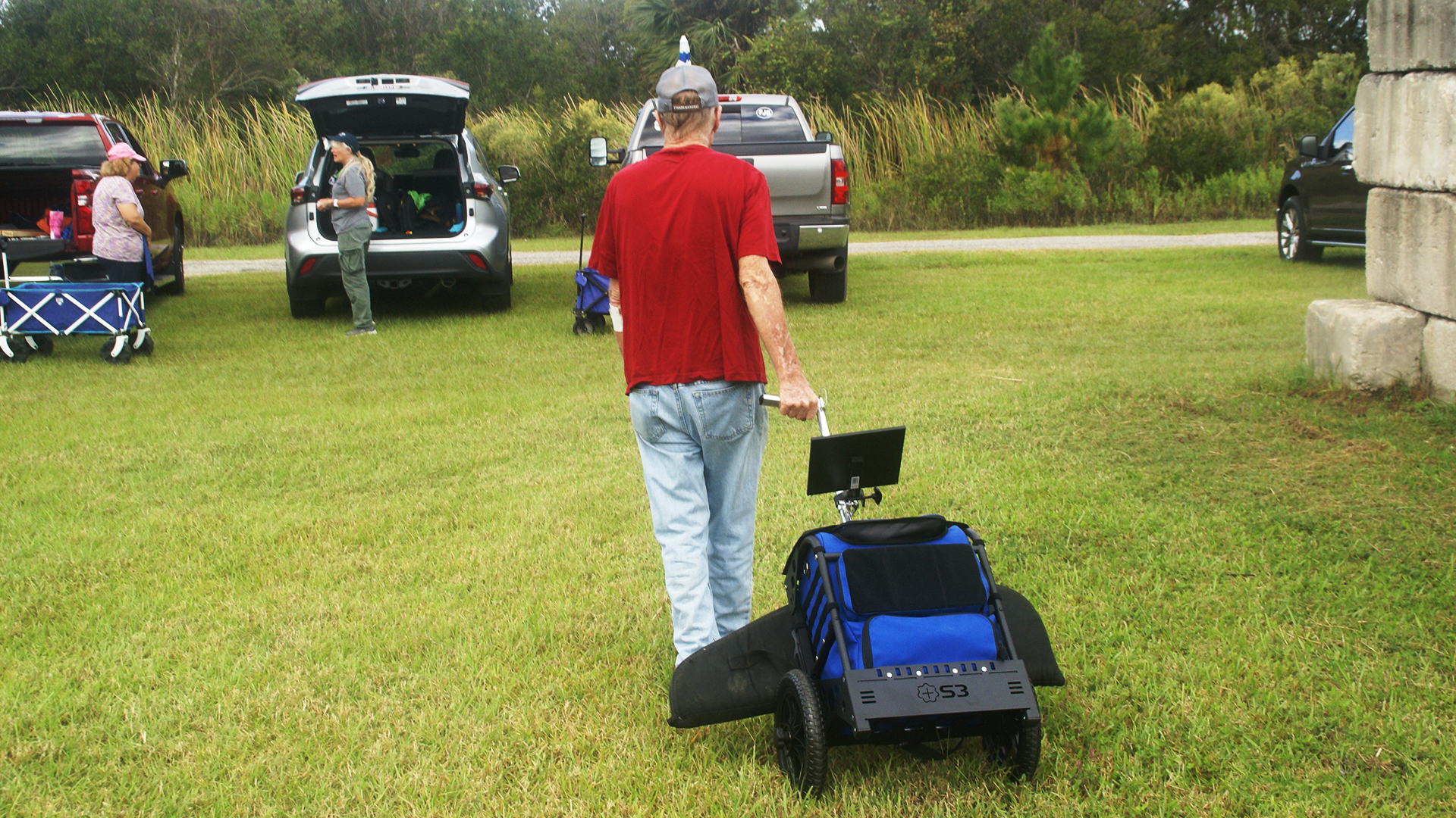 Range cart wheels