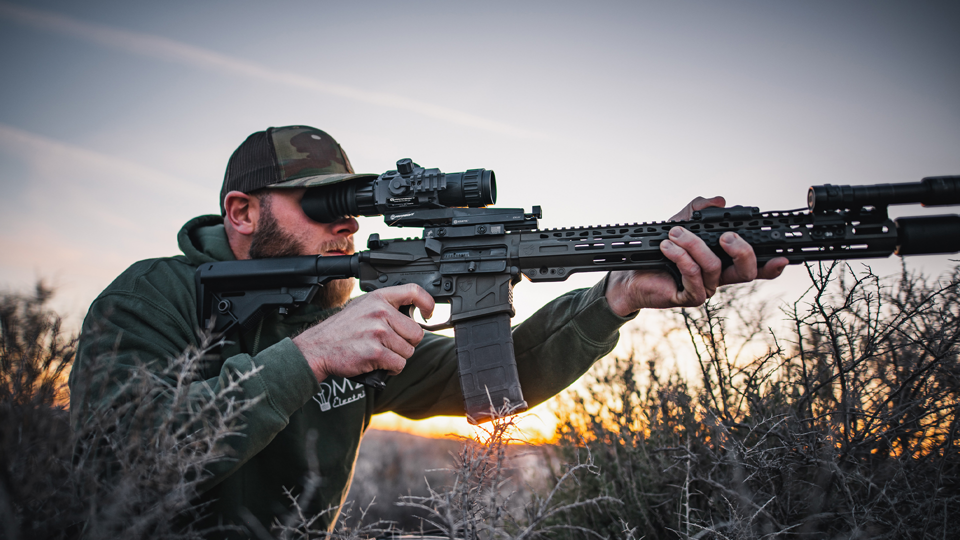 Armasight Contractor 640 on rifle