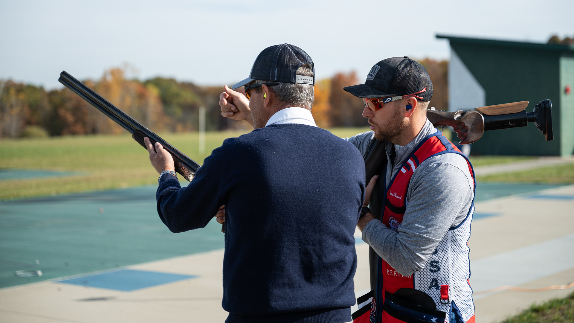 Vincent Hancock instructing