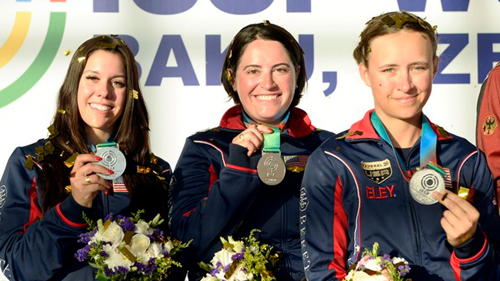 Issf World Cup Baku Team Usa Wins Womens Skeet Team Silver Medal An Nra Shooting Sports Journal 