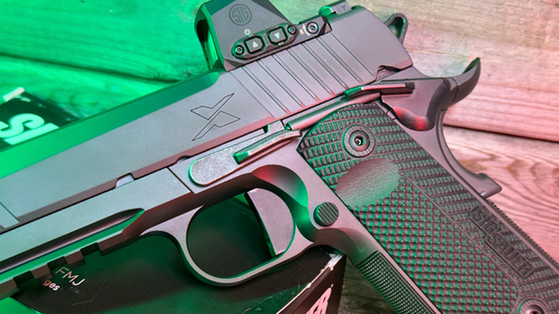 SIG 1911-XFULL trigger and optic