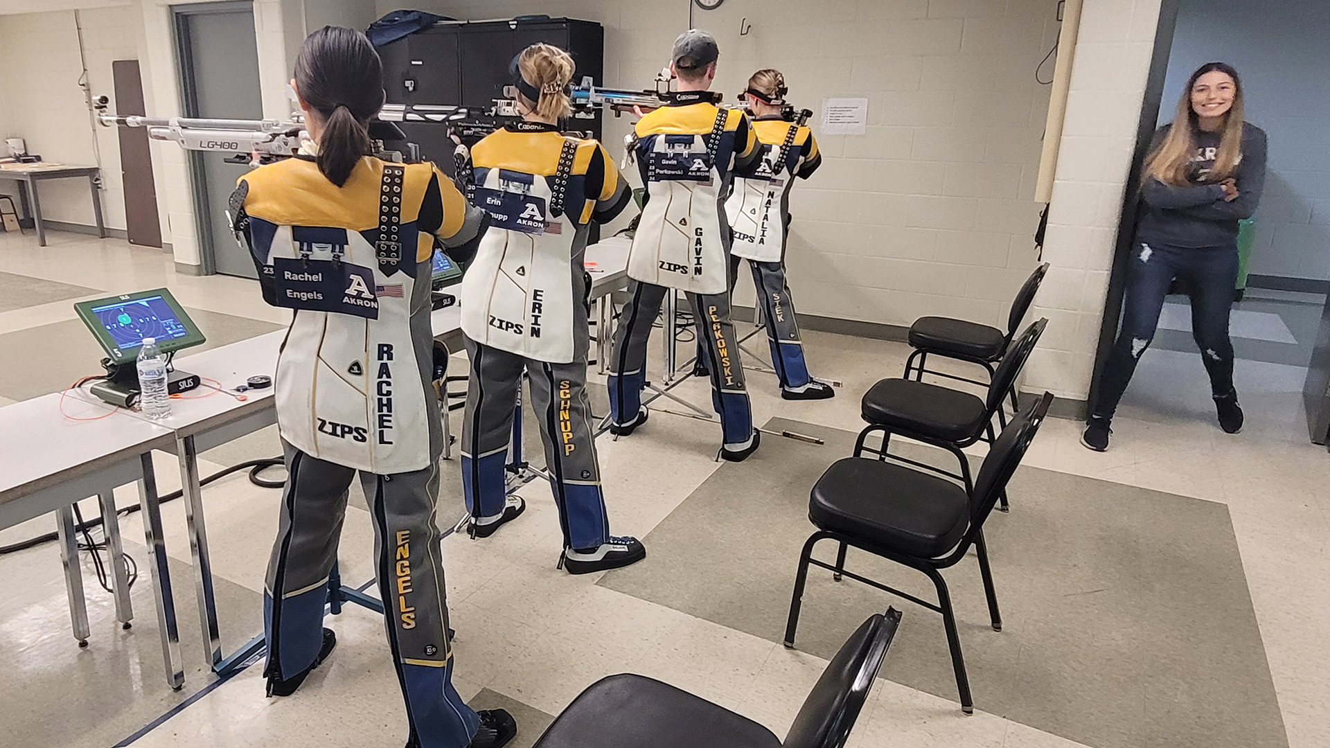 Akron rifle team