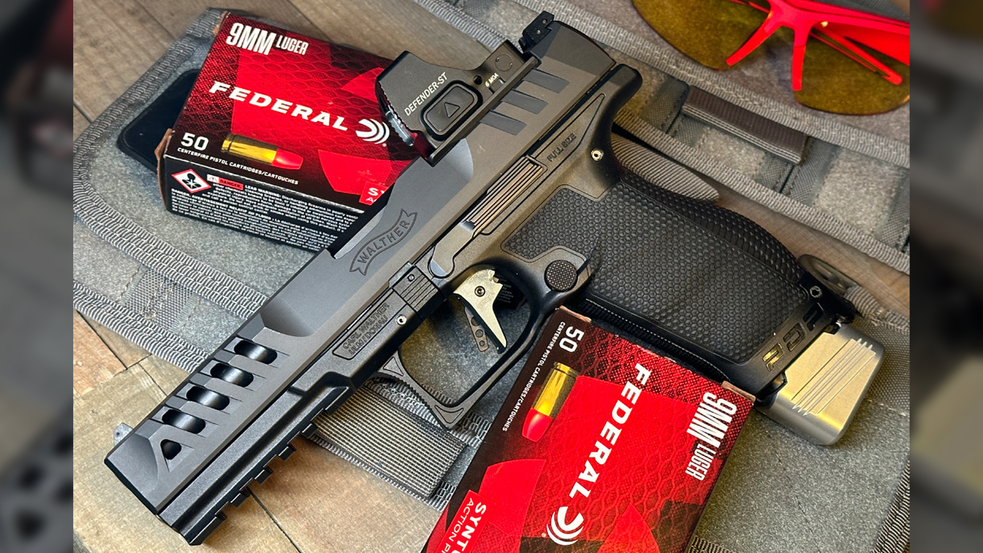 Walther PDP Match Polymer &amp; Federal Syntech ammo