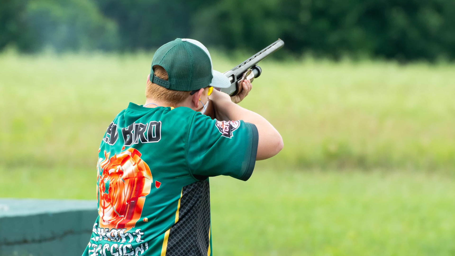 Competitor at Minnesota High School State Trap Championship