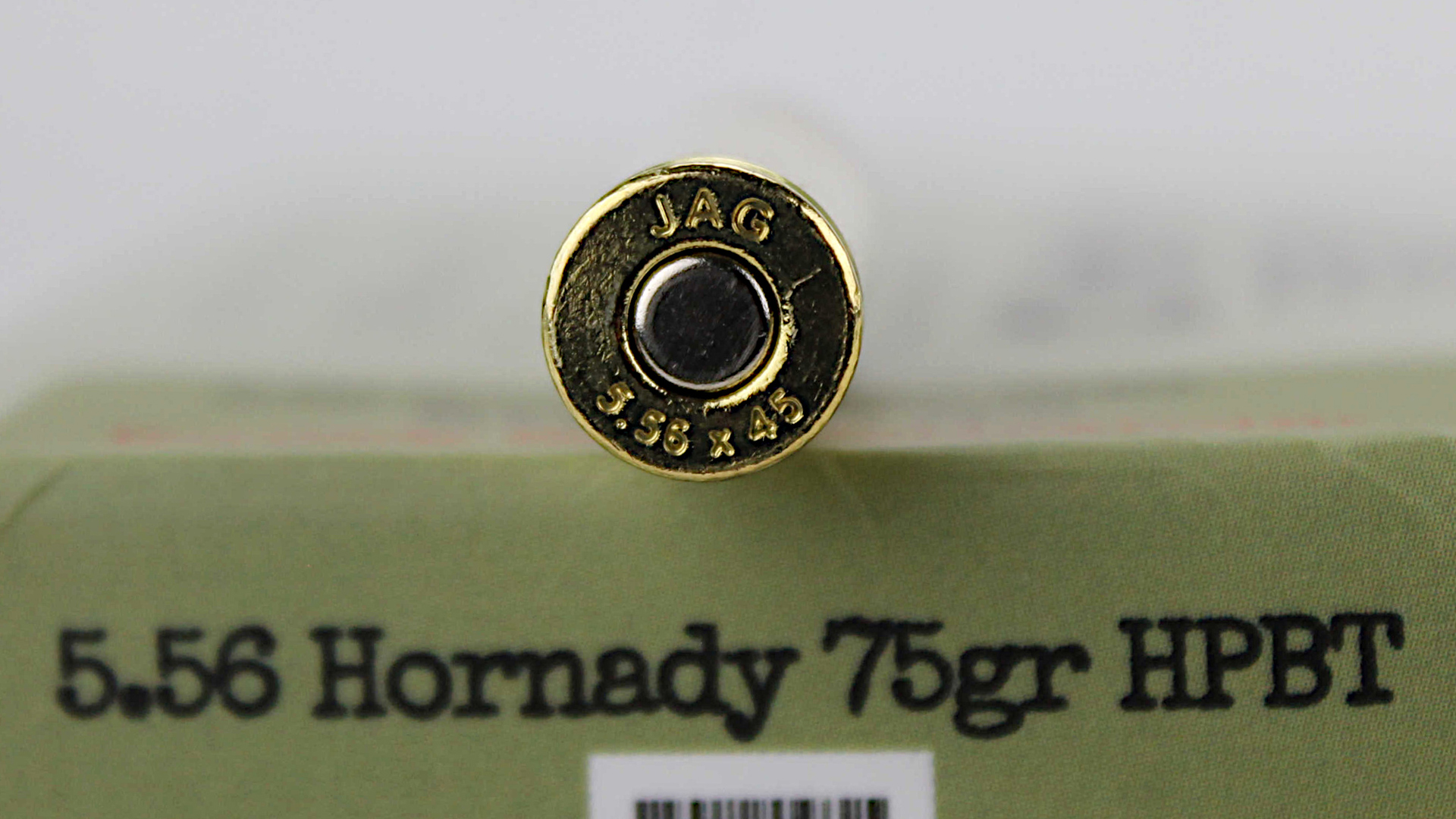 “JAG” headstamp on brass