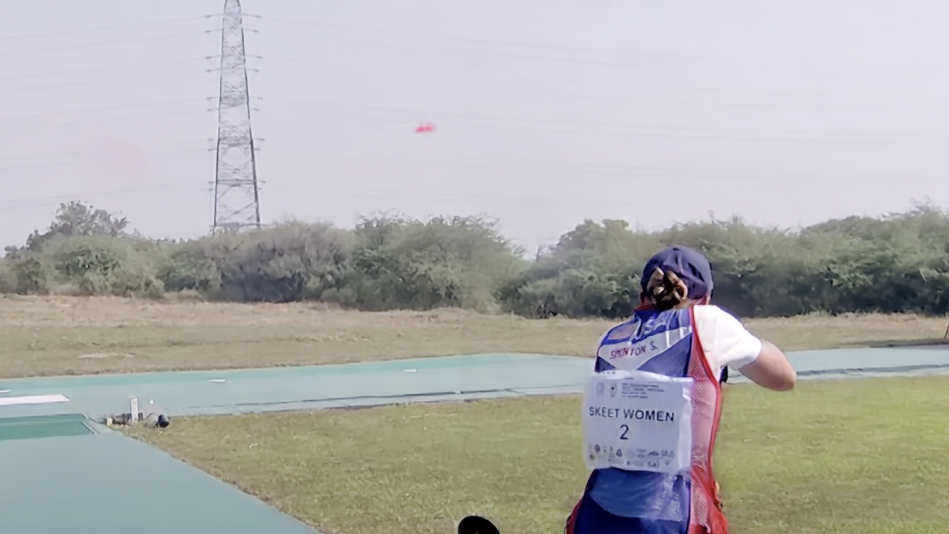 Sam Simonton in skeet competition