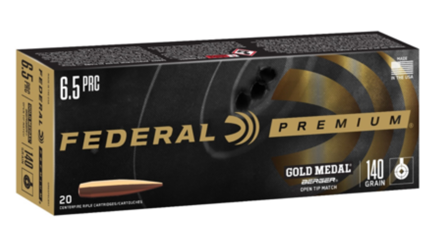 6.5 creedmoor federal premium gold 2025 medal berger